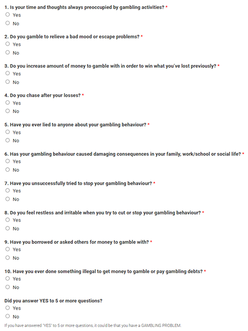 Self Check Quiz